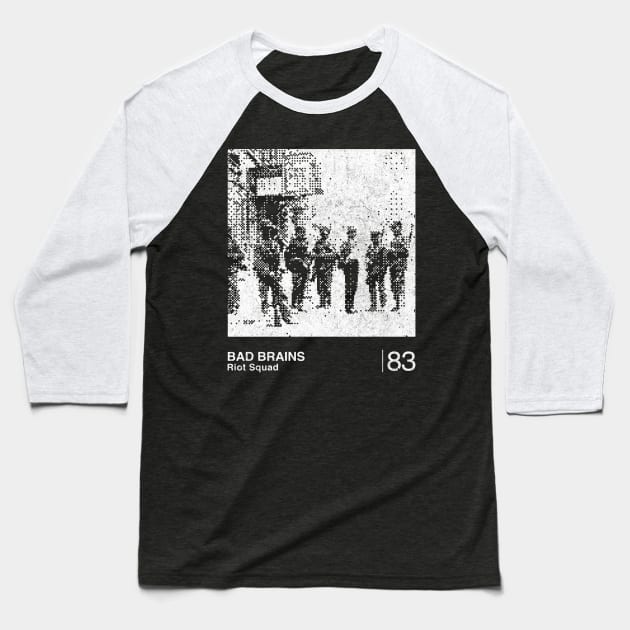 Riot Squad / Minimalist Graphic Artwork Design Baseball T-Shirt by saudade